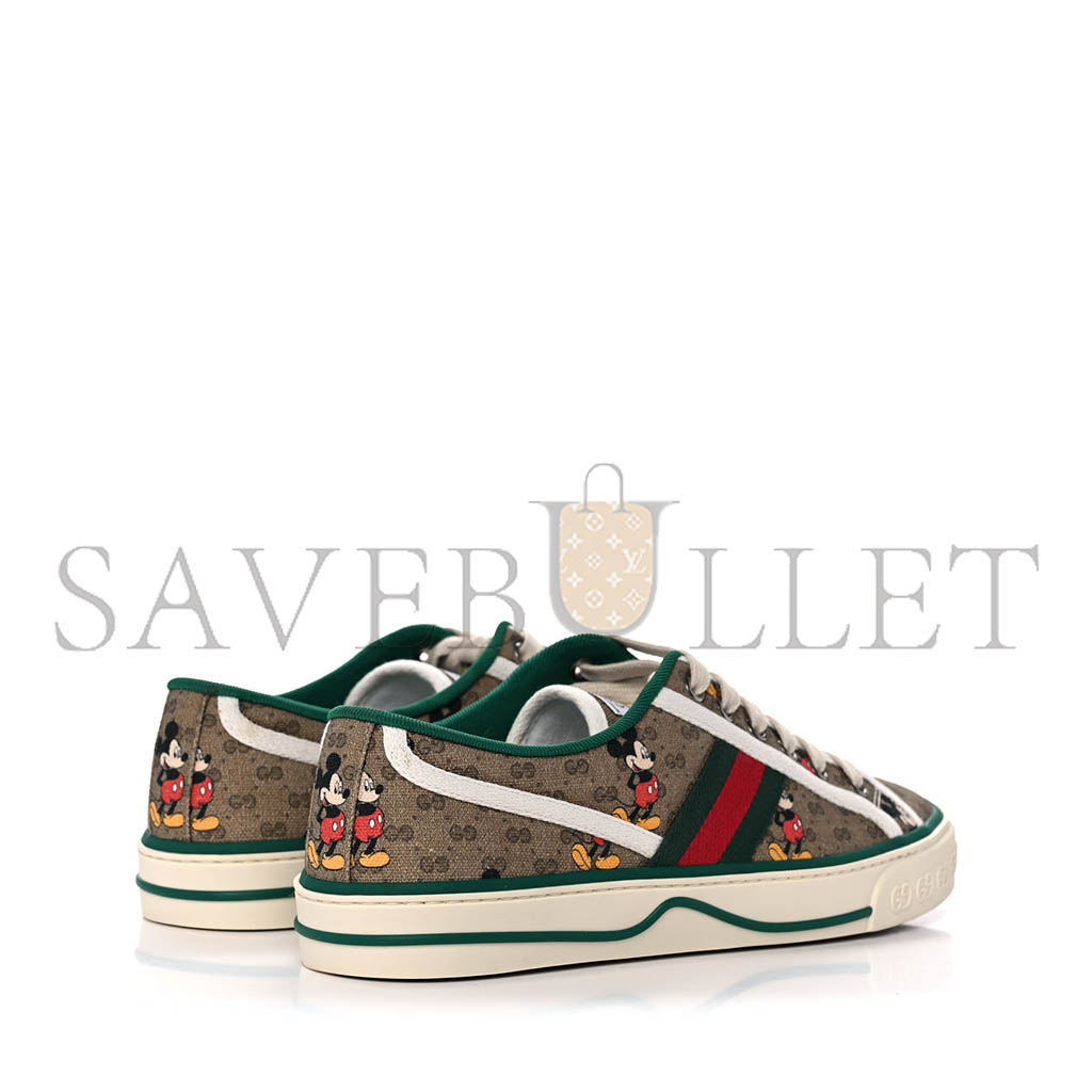 g*u*i x disney mini vintage gg S*p*e monogram mickey mouse 1977 tennis sneakers